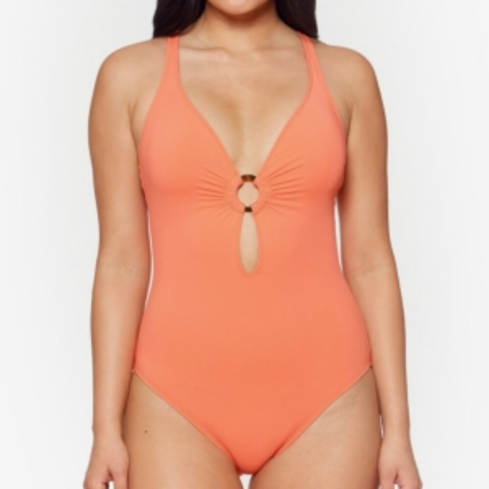 Bleu by Rod Beattie Ring Me up X-Back Mio One-Piece Swimsuit - Picture 1 of 12